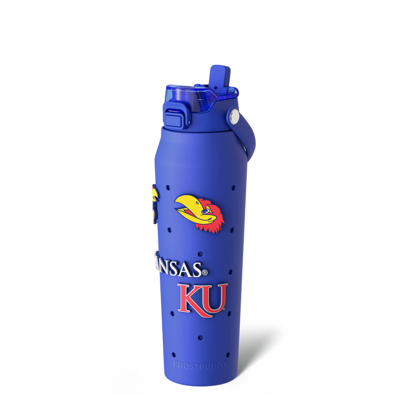 Bottle Buddy 32oz | Kansas Jayhawks | Skin + Budz Bundle