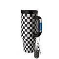 Thicc Buddy 40oz | Black u0026 White Checkered