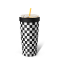To-Go Buddy | Black u0026 White Checkered